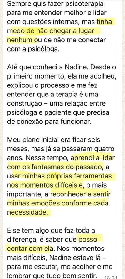 Psicóloga Nadine Botelho