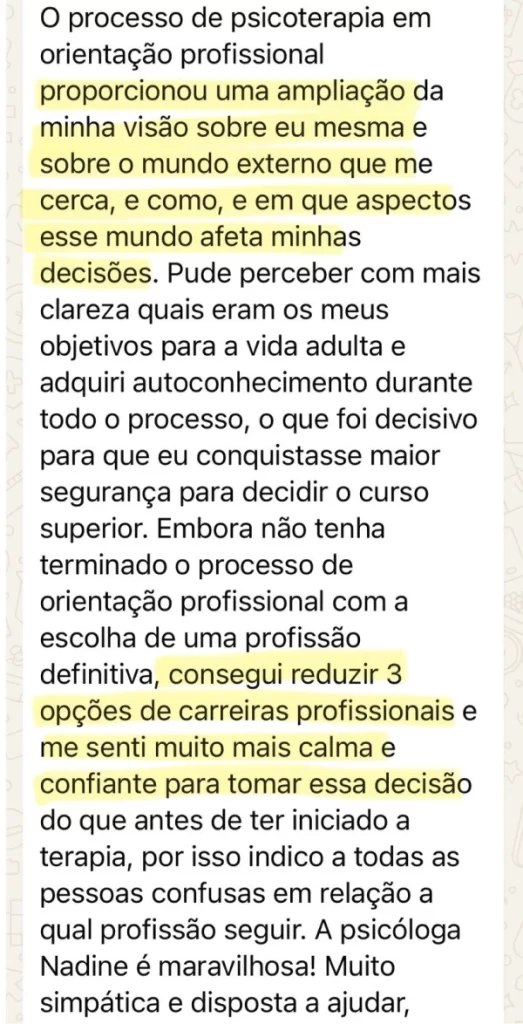 Psicóloga Nadine Botelho