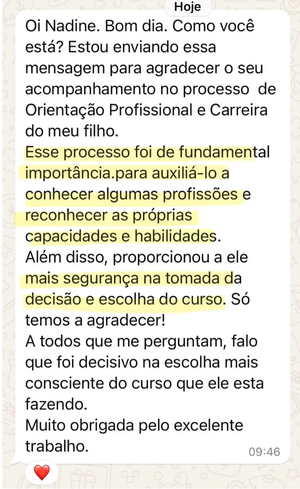 Psicóloga Nadine Botelho