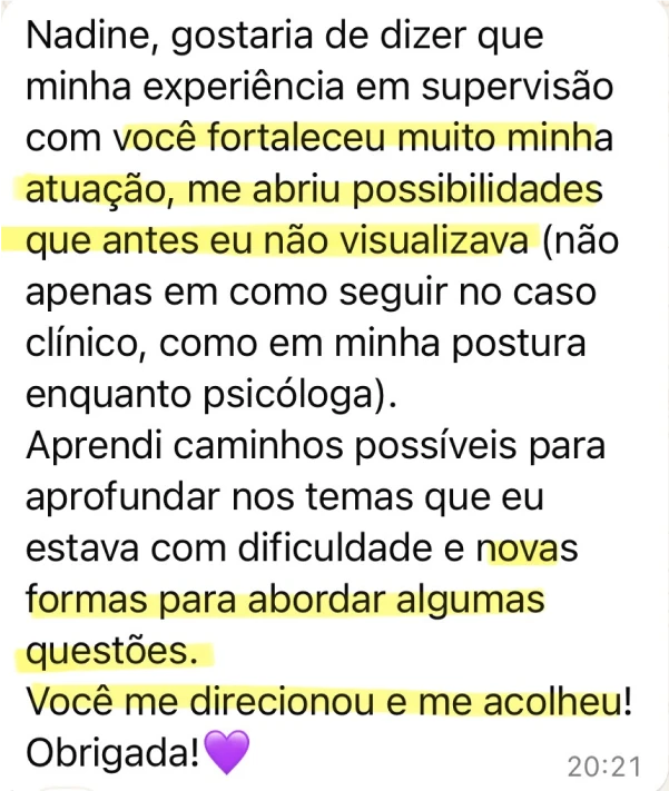 Psicóloga Nadine Botelho